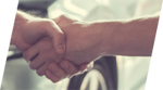 Handshake inside Auto Shop | Financing | Sanderson Auto Repair