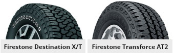 Firestone Destination XT | Firestone Transforce AT2