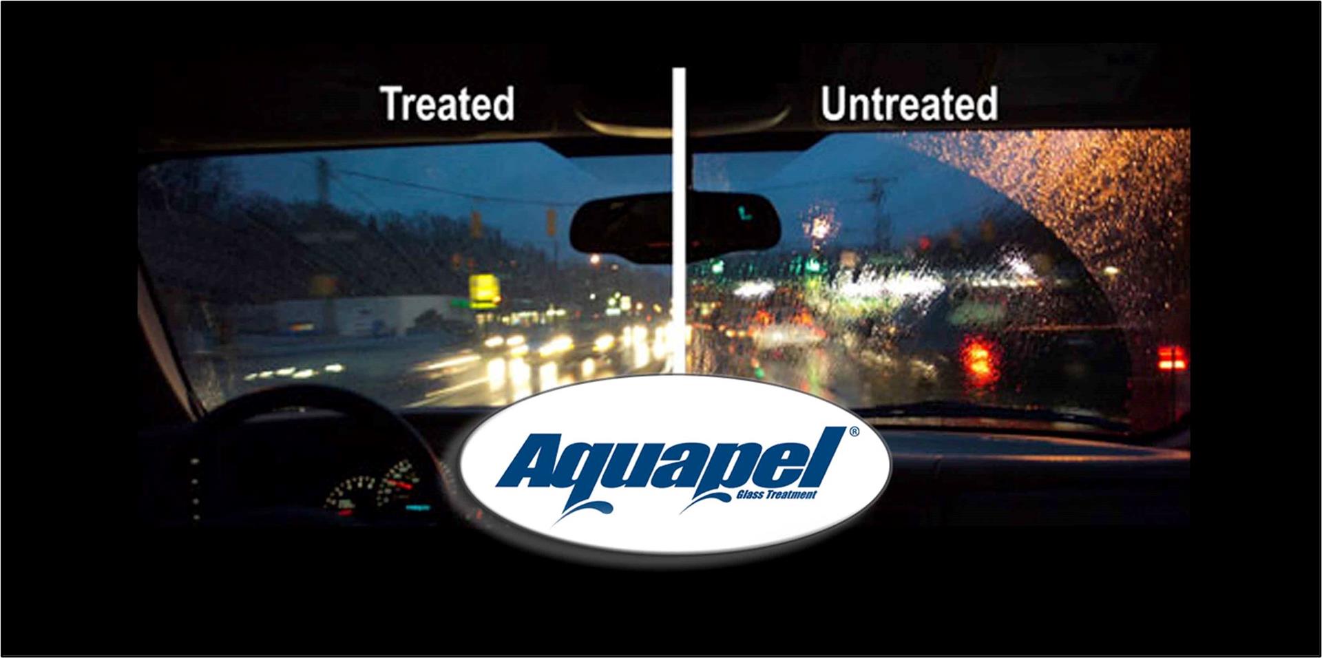 Applying windshield coating treatment