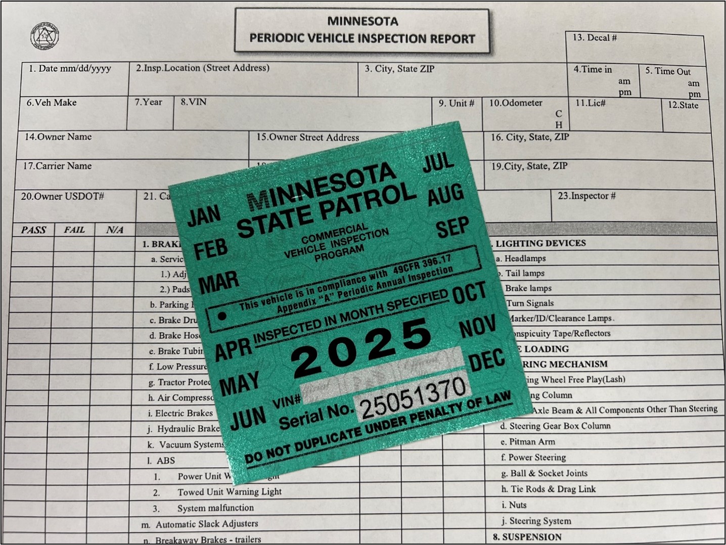 Minnesota State Patrol Sticker