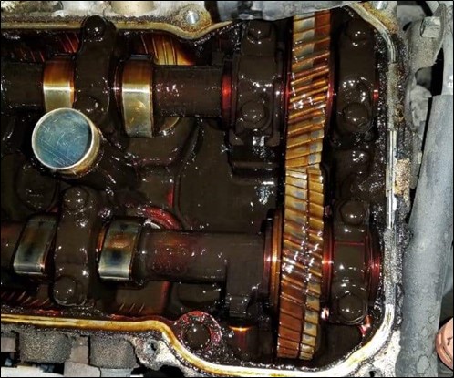 Engine damage example