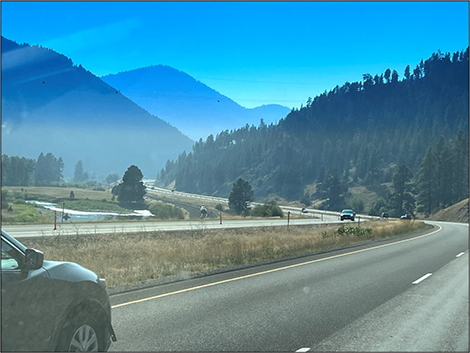 Driving on the road, viewing the mountains - Sanderson Auto Repair