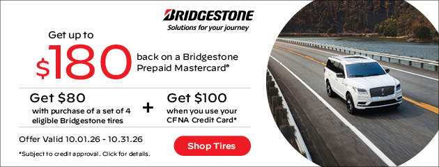 Bridgestone Offer | Sanderson Auto Repair