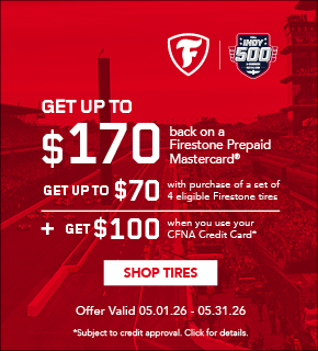 Firestone Get up to $170 | Sanderson Auto Repair