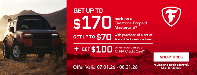 Firestone Offer | Sanderson Auto Repair