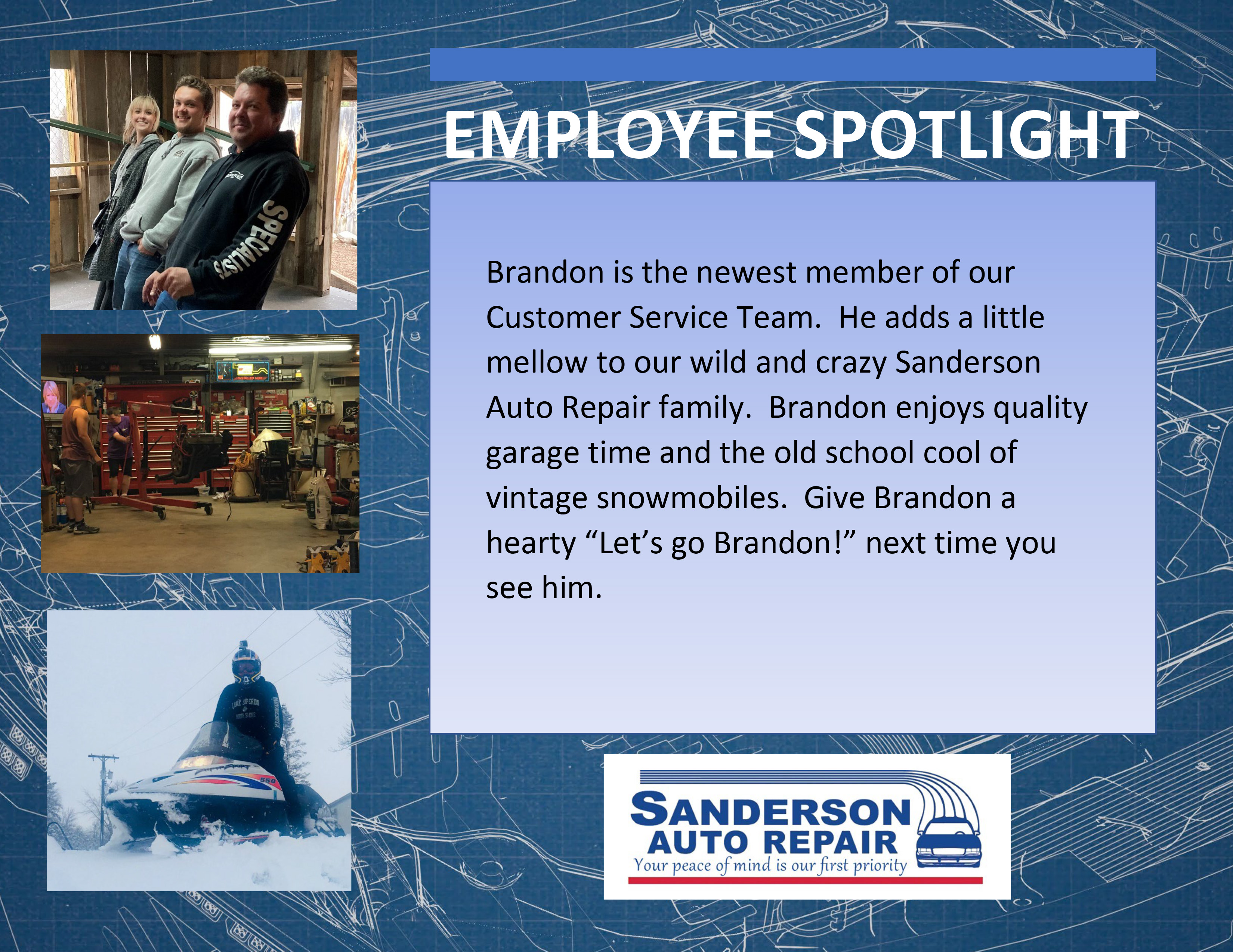 Sanderson Auto Repair | Employee Spotlight | Brandon