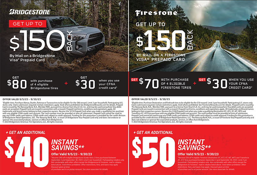 Coupons & Rebates Sanderson Auto Repair